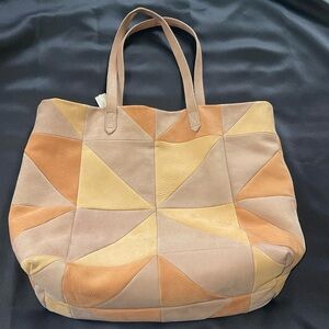 Madewell The Transport Tote: Patchwork Nubuck Edition